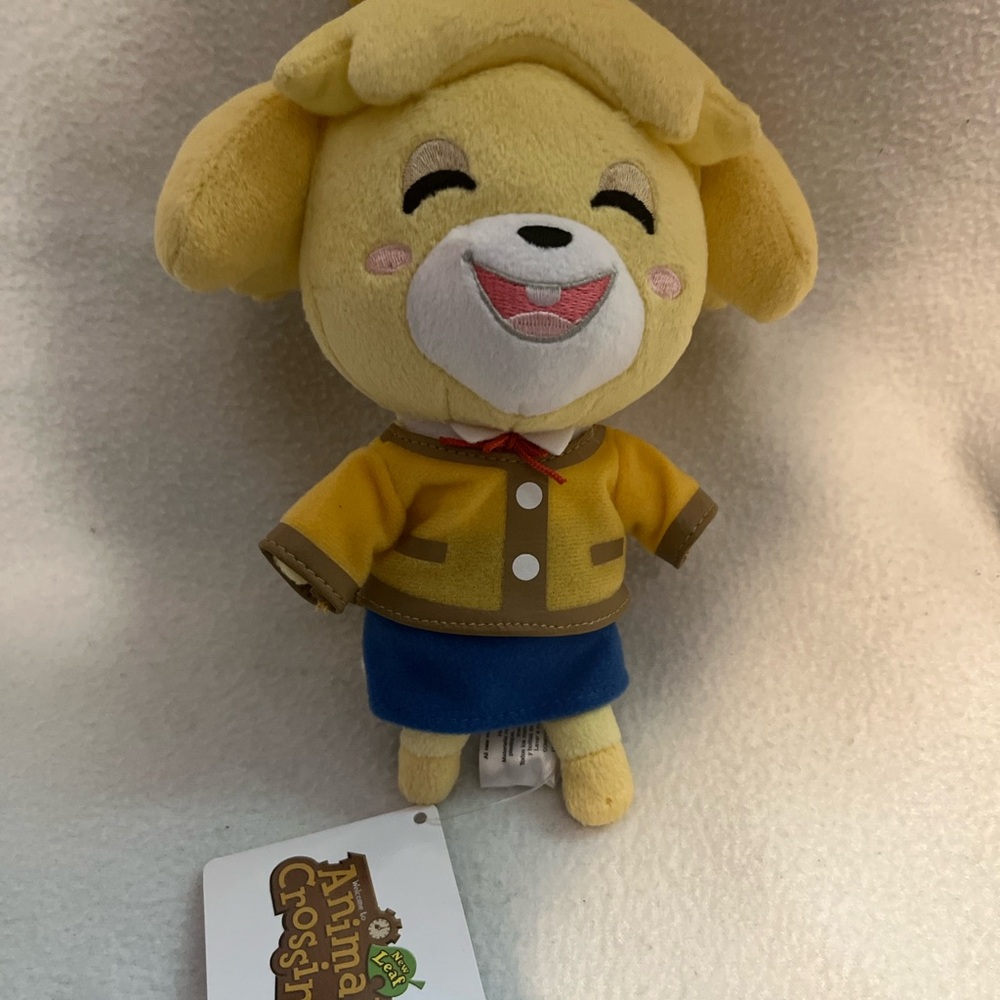 Animal Crossing Isabelle Plush Smiling Little Buddy Toy Stuffed Animal NWT